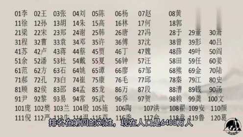 中国最仙的姓氏中国最多姓氏排名第一